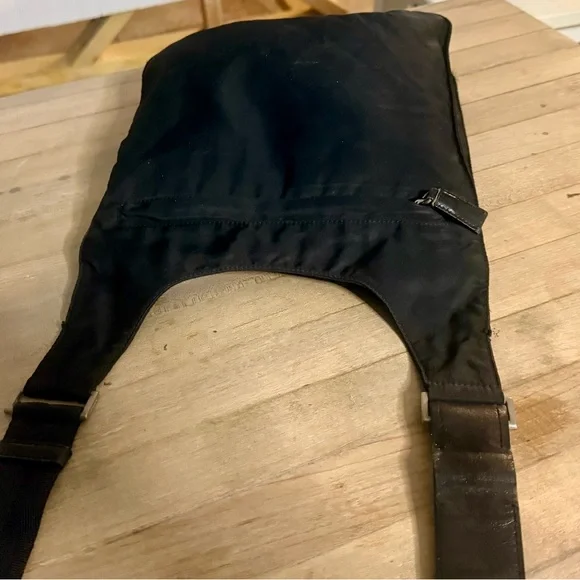 Prada Tessuto Black Nylon Crossbody Bag Purse